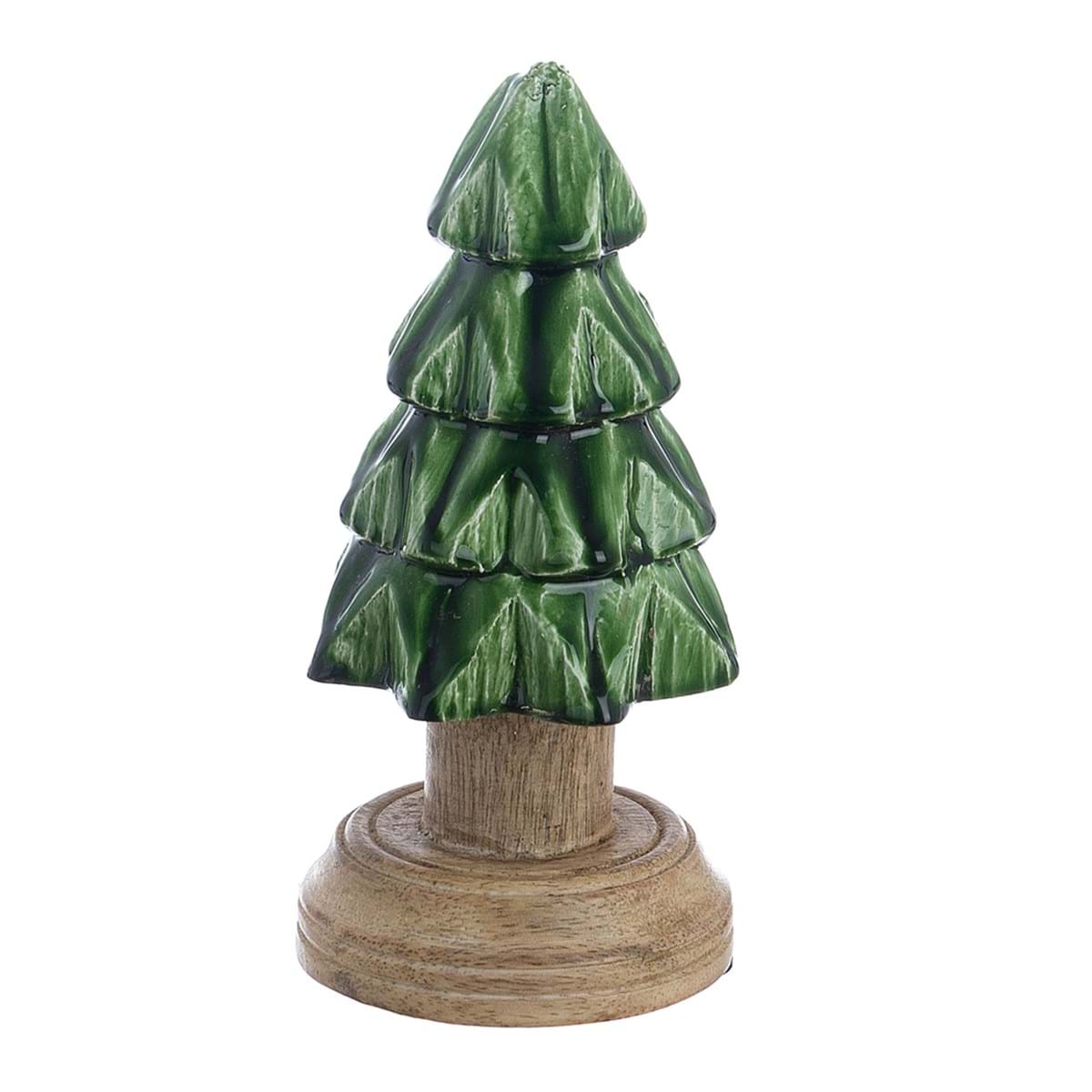 Decoro Albero "Foresta d'Inverno" piccolo h 16cm – Blanc Mariclò