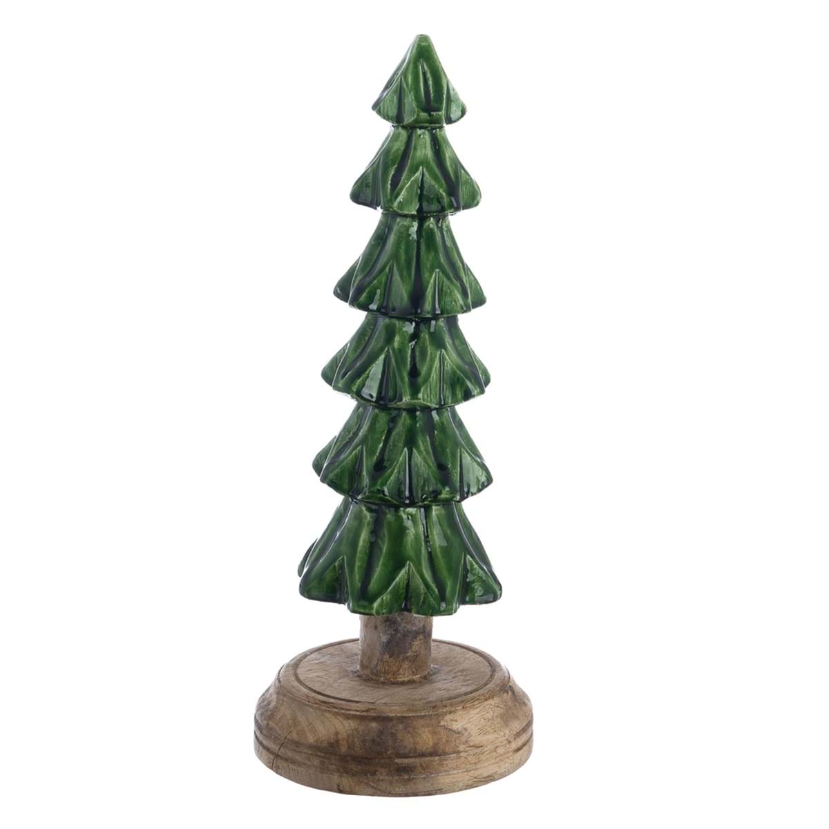 Decoro Albero "Foresta d'Inverno" medio h 33cm – Blanc Mariclò