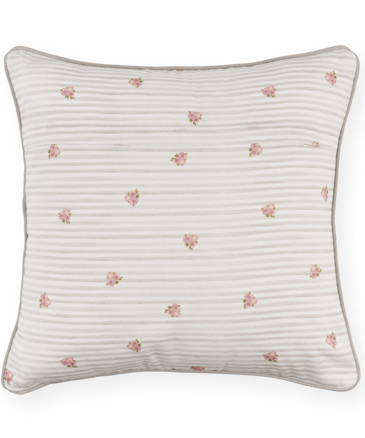 Completa il tuo arredo con i cuscini 40x40 Sweet Bear di Nuvole di Stoffa. Due grafiche dolcissime con orsetti e rose, design double-face e stile Shabby.