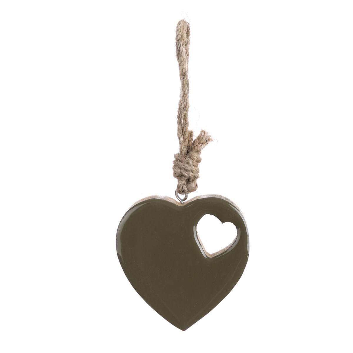 Decoro da Appendere a Cuore Piccolo "Tancredi" – Blanc MariClo’