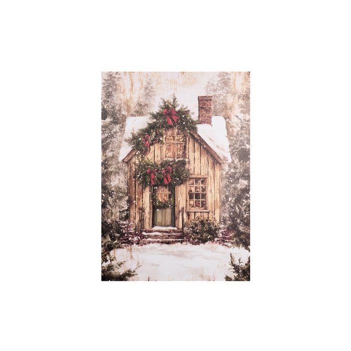 Quadro in Tela Canvas Natalizio 50 x 70 cm "Delicious Christmas" – Nuvole di Stoffa