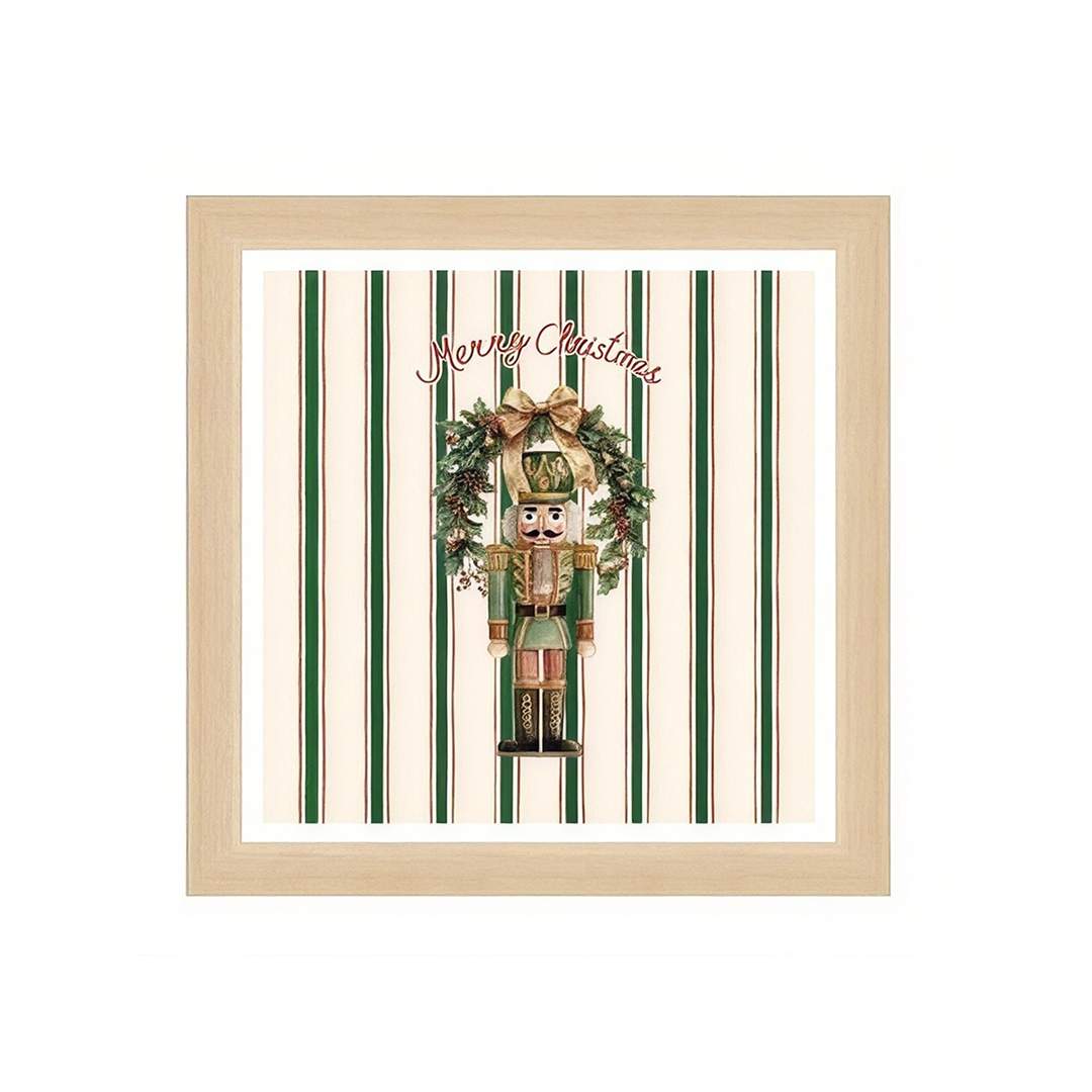 Quadro Natalizio con Cornice "Schiaccianoci"– Blanc MariClo’