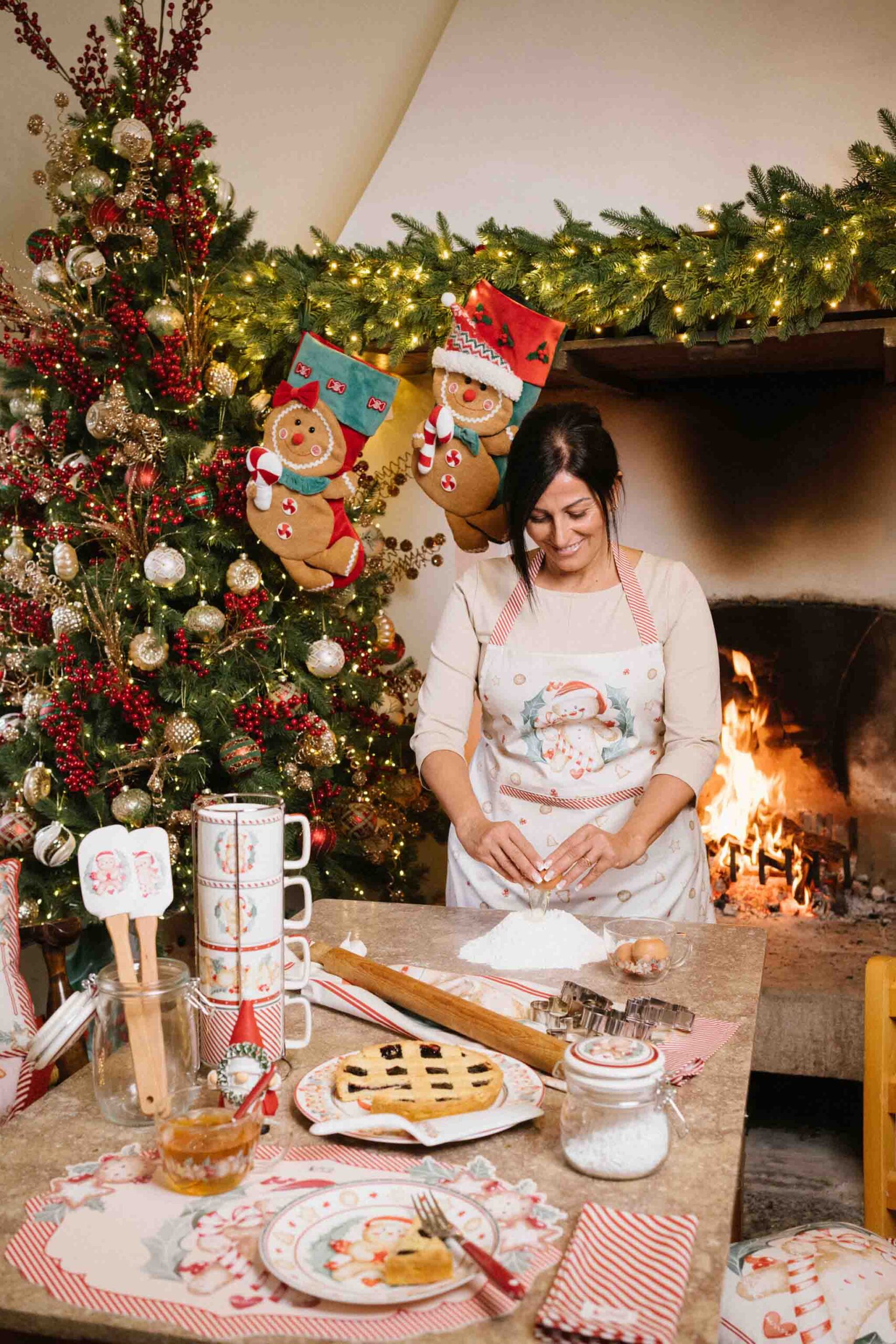 Set 4 Tazze c/ Espositore "Delicious Christmas" – Nuvole di Stoffa - immagine 3